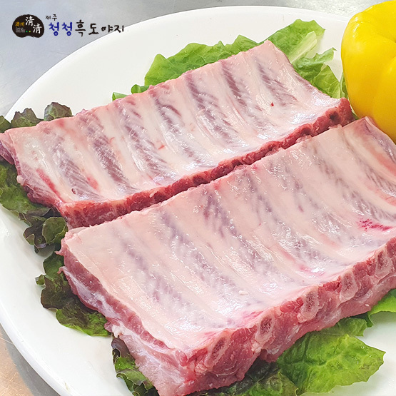 제주산 등갈비 냉장육 찜, 구이용 1kg